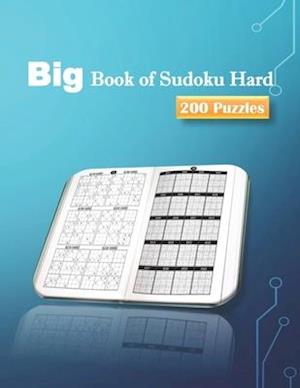 Big Book of Sudoku Hard 200 Puzzles