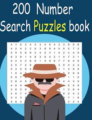 200 Number Search Puzzles book