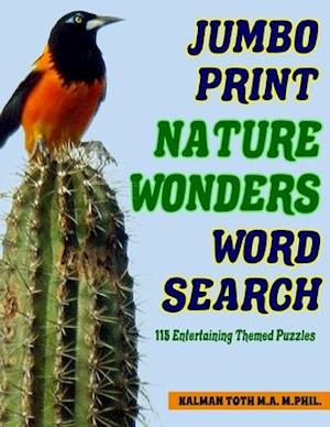 Jumbo Print Nature Wonders Word Search