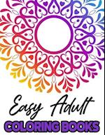 Easy Adult Coloring Books