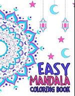 Easy Mandala Coloring Book