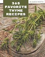 365 Favorite Thyme Recipes