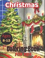 Christmas Ages 8-12 Coloring Book For Kids