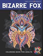 Creative Design Bizarre Fox Coloring Book for Adults