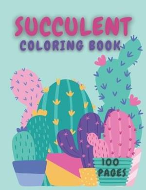 Succulent Coloring Book