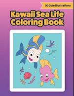 Kawaii Sea Life Coloring Book