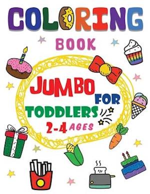 Coloring book jumbo for toddlers 2-4 ages