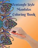 Zentangle Style Mandalas Coloring Book