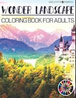 Creative Design Wonder Landscape Coloring Book for Adults