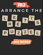 Arrange The Letters Puzzel Vol3 +900 words