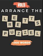 Arrange The Letter Puzzel Vol5 +900 words