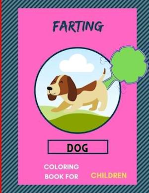 Farting dog coloring book for children