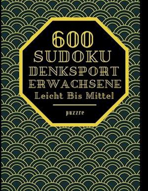 600 Sudoku Denksport Erwachsene Leicht Bis Mittel