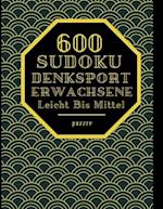 600 Sudoku Denksport Erwachsene Leicht Bis Mittel