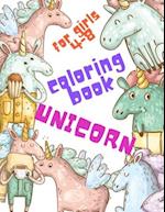 Unicorn Coloring Book for Girls 4-8