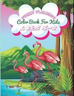 Funny Flamingo Color Book For Kids Ages 3-8