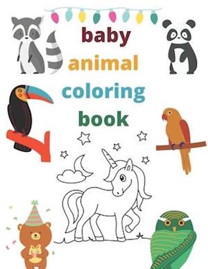 baby animal coloring book