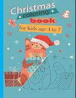 christmas coloring book for kids age 4 to 7