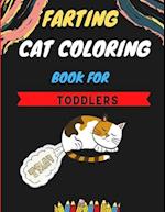 Farting cat coloring book for toddlers