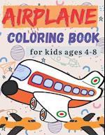airplane coloring book for kids ages 4-8