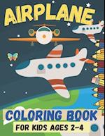 airplane coloring book for kids ages 2-4