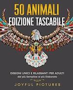 50 Animali da Colorare - Edizione Tascabile VOL.2