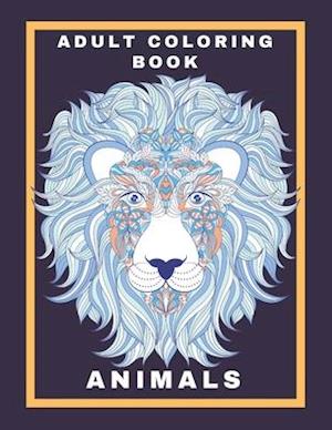 Adult Coloring Book Animals