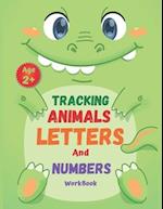 Tracking Animals Letters and Numbers workbook