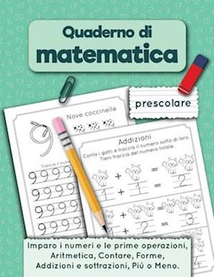 Quaderno di matematica prescolare