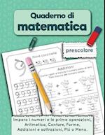 Quaderno di matematica prescolare