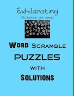 Exhilarating Old fashion girl names Word Scramble puzzles with Solutions