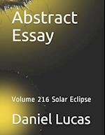 Abstract Essay