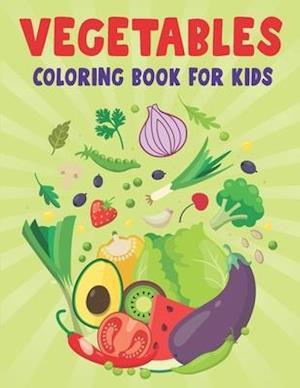 Vegetables Coloring Book For Kids