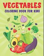 Vegetables Coloring Book For Kids