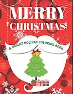 Merry Christmas & Bright Holiday Coloring Book