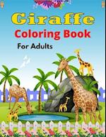 Giraffe Coloring Book For Adults