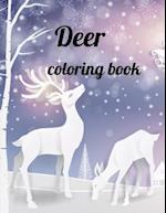 Deer coloring book