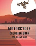 Motorcycle Coloring & Activity Book