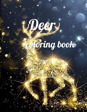 Deer coloring book