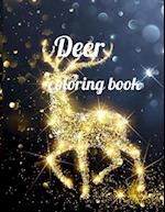 Deer coloring book