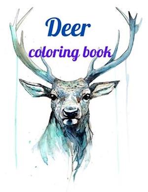 Deer coloring book