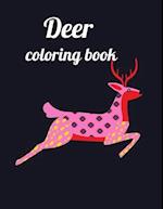 Deer coloring book