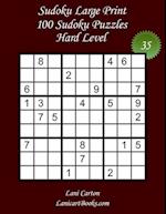 Sudoku Large Print for Adults - Hard Level - N°35