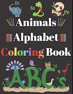 Animals Alphabet Coloring Book