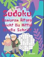 Sudoku Senioren Ältere Leicht Bis Mittel Große Schrift