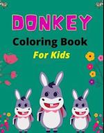 DONKEY Coloring Book For Kids