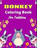 DONKEY Coloring Book For Toddlers