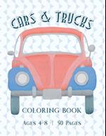 Cars and Trucks Coloring Book