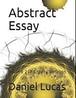 Abstract Essay