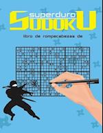 libro de rompecabezas de sudoku superduro